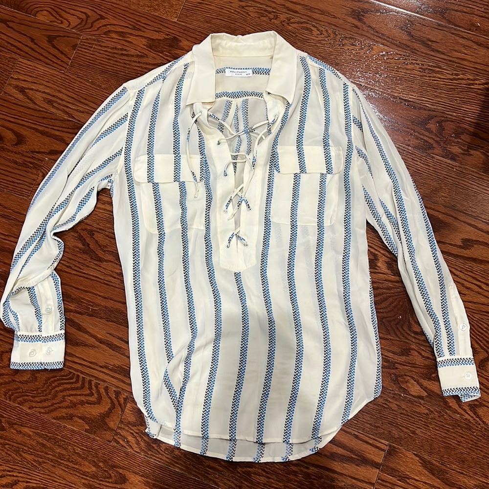 Equipment silk blouse
